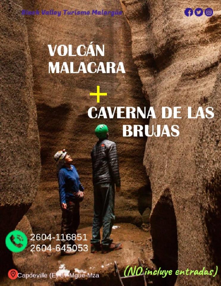 Volcán Malacara + Caverna de Las Brujas